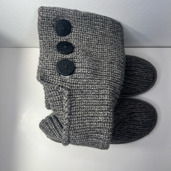 Ugg Australia Classic Cardy Y2K Adjustable Fold Over Knit Tall Boot - Picture 5 of 9